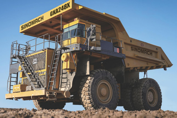 GKA248X Double Alxe Rigid Mining Truck